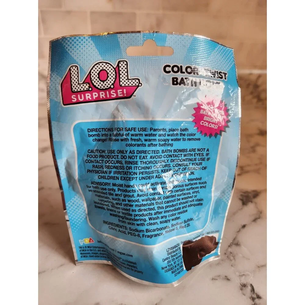L.O.L. Surprise Color-Twist Bath Bomb With Surprise Scent & Color For Kids